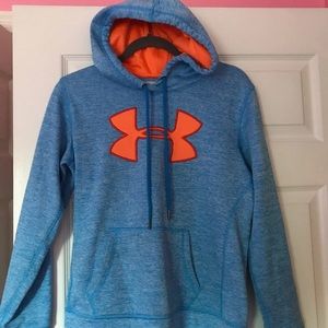 Under Armor hoodie! Somewhat water resistant too!